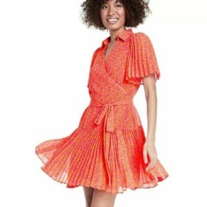 Target brand Alexis dress. Orange floral
